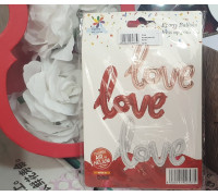 Шар фольгированный love